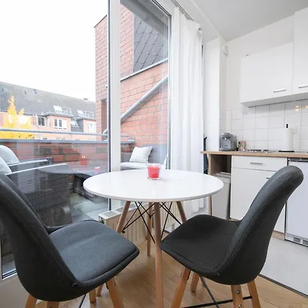 Studio Shiny - Zentral mit Balkon - Messe - Küche Neuss Exterior foto